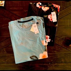 Hollister Curved Hem Tees - 2 pack
